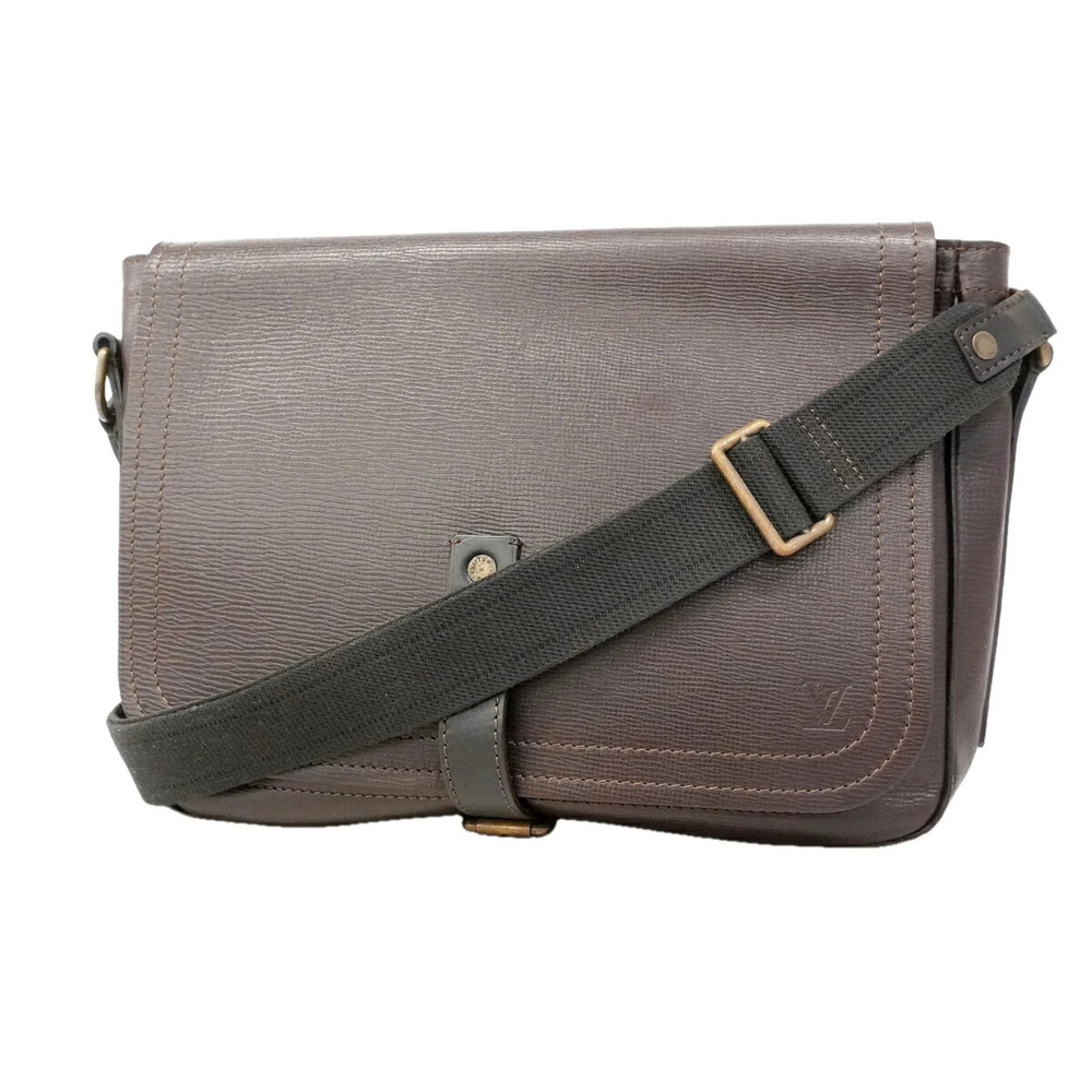 Louis Vuitton Utah Shoulder Bag M92071 Cafe Men's P3627689